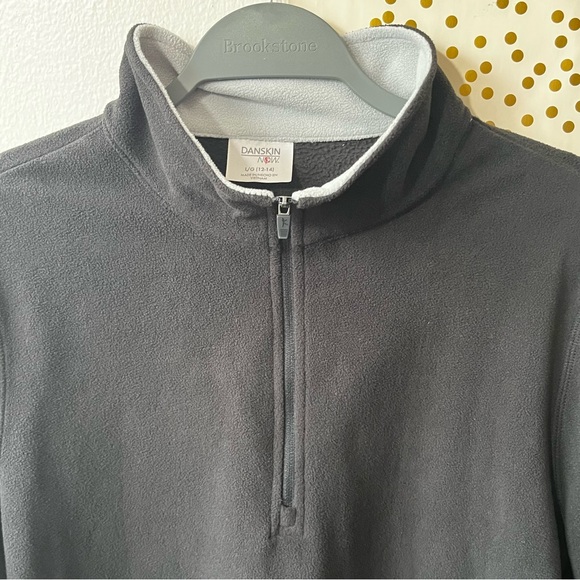 Danskin Black Fleece Pullover size Large - Picture 3 of 7